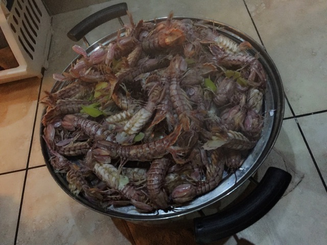 螃蟹约皮皮虾蒸桑拿的做法图解4
