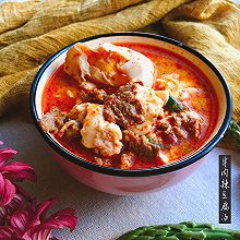 辣牛肉豆腐汤