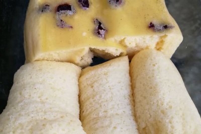 蔓越莓蒸蛋糕