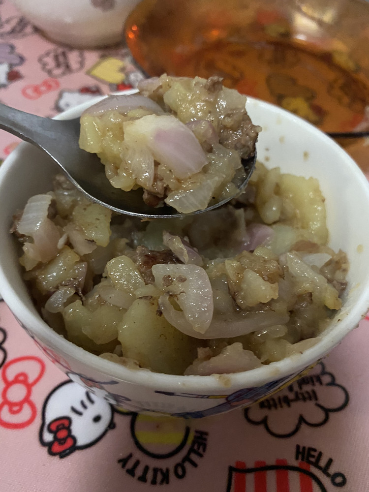 洋葱牛肉土豆泥的做法