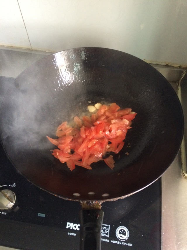 夏日美味--西红柿鸡蛋打卤压饸饹的做法图解10