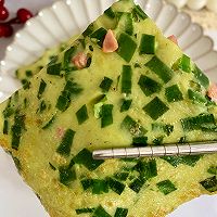 #春天的鲜味#韭菜鸡蛋饼的做法图解8