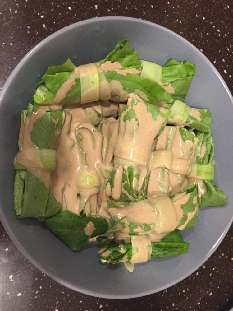 麻酱油麦菜的做法