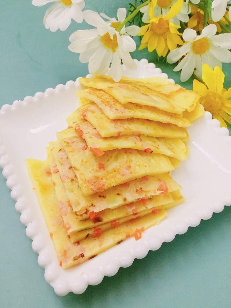 胡萝卜鸡蛋饼的做法