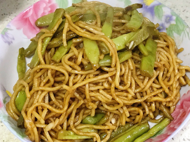 豆角焖面的做法