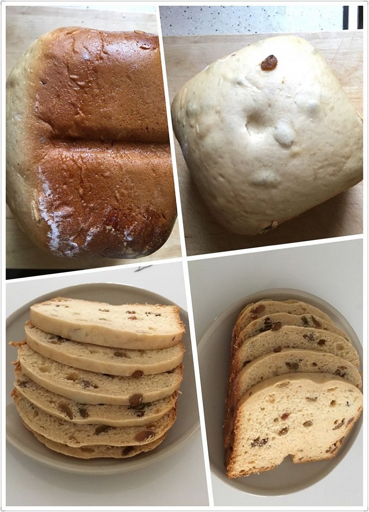 全自动面包机之葡萄吐司～的做法