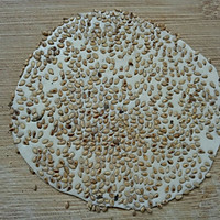 乐乐自家菜--芝麻薄脆的做法图解5