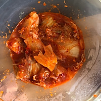 韩式辣白菜炒饭的做法图解2