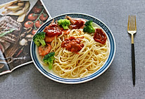 #快手又营养，我家的冬日必备菜品#轻食低卡虾仁意面的做法