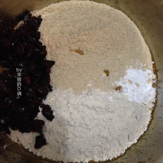 蔓越梅全莜麦饼干#haollee烘焙课堂#的做法图解3