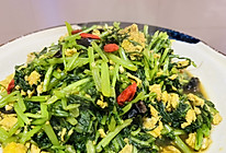 蛋沫茼蒿的做法