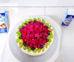 #安佳新年聚会食谱#水果裸蛋糕的做法