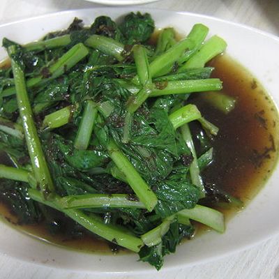 橄榄菜炒油菜
