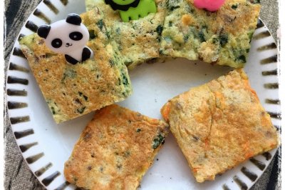 蔬菜猪肝饼