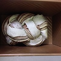 大理石纹豆沙吐司的做法图解12