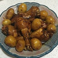 老红糖炖鸡腿小土豆的做法图解7