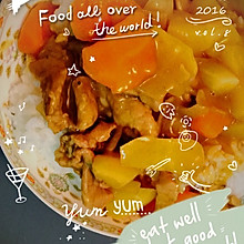 咖喱猪肉饭