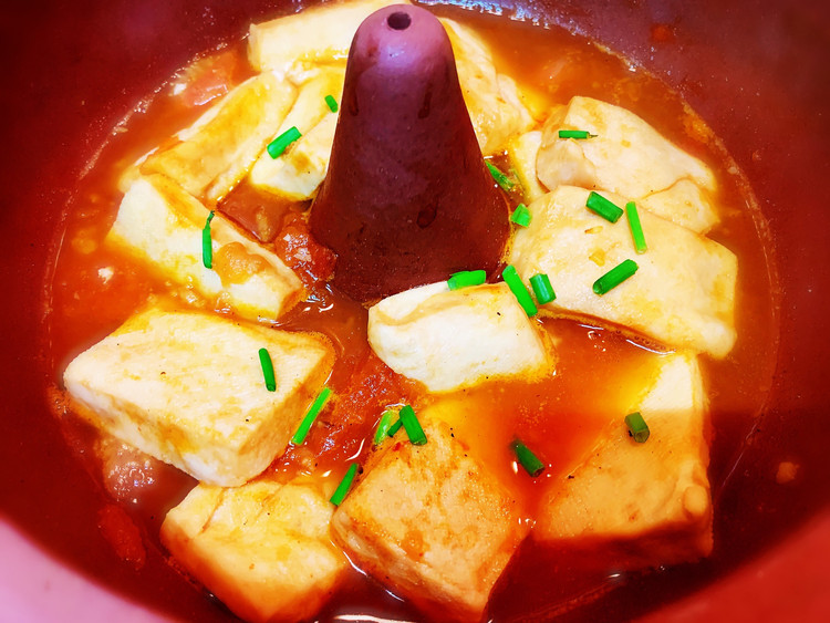 番茄包浆豆腐的做法