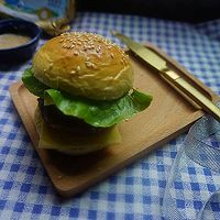 路飞最爱怪兽肉汉堡#安佳烘培学院#的做法图解25