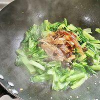 豆豉鲮鱼炒油麦菜#做道好菜，自我宠爱！#的做法图解6