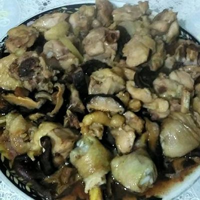 冬菇蒸滑鸡