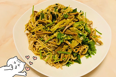 有颜值的凉拌金针菇～