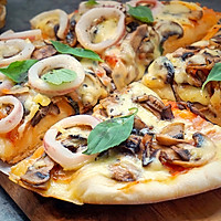 海陆双拼披萨#一机多能，一席饪选#的做法图解35