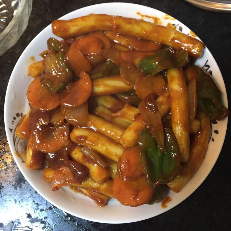 辣炒年糕的做法图解5