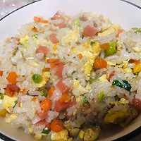 快手时蔬炒饭的做法图解5
