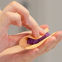 彩色糖果蒸饺的做法图解4