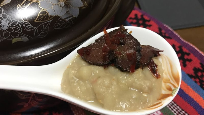 砂锅煲芋儿泥