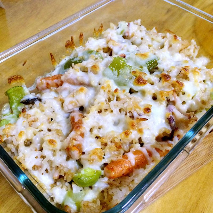 海鲜焗饭 电饭煲版--不流汗的夏天厨房系列的做法