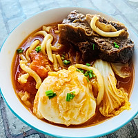 #下饭红烧菜#番茄牛骨乌冬面的做法图解9