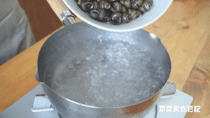 紫苏石螺焖鸡丨美味香气的做法图解2