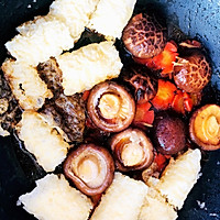 香煎香菇回味的做法图解4