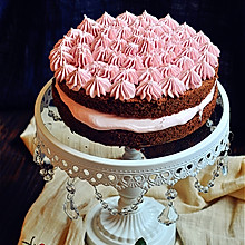 完美搭配巧克力树莓奶油芝士蛋糕