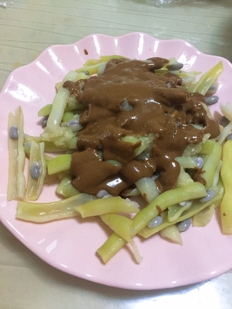 凉拌芸豆的做法
