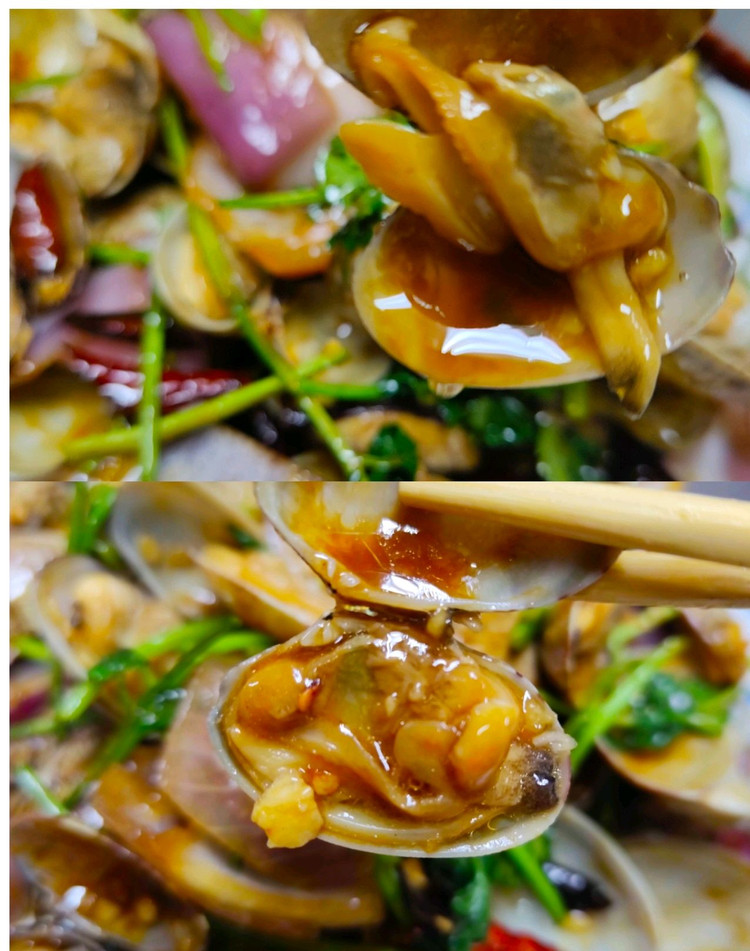 辣炒花蛤（花蚬子、花甲、蛤喇）的做法