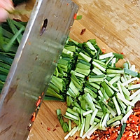 #米饭最强CP#你吃过“生拌”的韭菜吗？的做法图解5