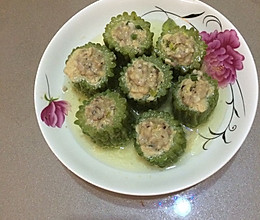 苦瓜猪肉盅的做法