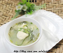 海带丝豆腐汤的做法
