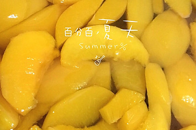 黄桃罐头