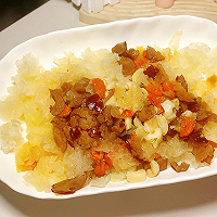 银耳枸杞雪梨马蹄糕 ，每天一份吃出美颜~的做法图解1