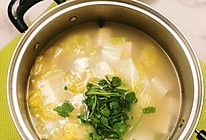翡翠白玉汤之白菜豆腐汤的做法
