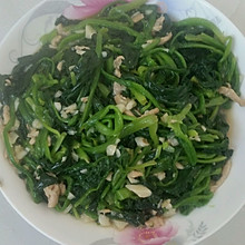 下饭菜 肉末蒜蓉菠菜