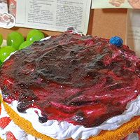 #金龙鱼橄调-橄想橄做#春游莓果蛋糕的做法图解12