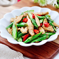 芦笋鸡肉条小炒的做法图解16