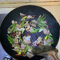 腊肉炒豌豆角的做法图解4