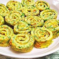 小姨妈芹菜胡萝卜蛋卷的做法图解8