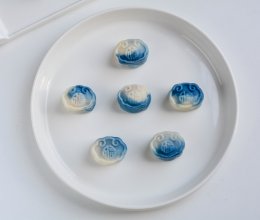 低糖芋泥青花瓷冰皮月饼的做法